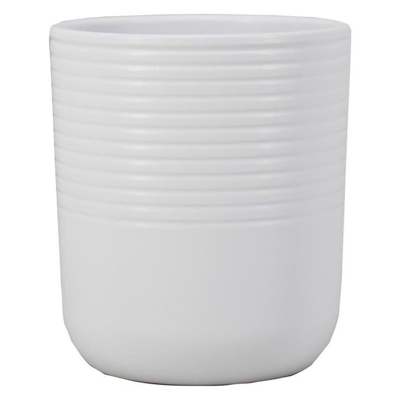 Vase Donny d13.5 h15.5cm weiß matt es/12