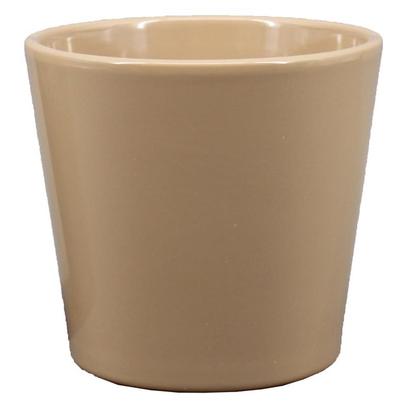 Pot Maud d13.5 h12.5cm taupe es/12