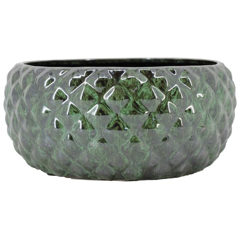 Schaal Eliah d25 h10cm groen