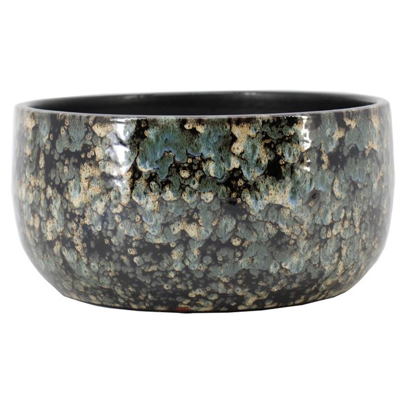 Schaal Bejo d28 h14cm blauw/zwart