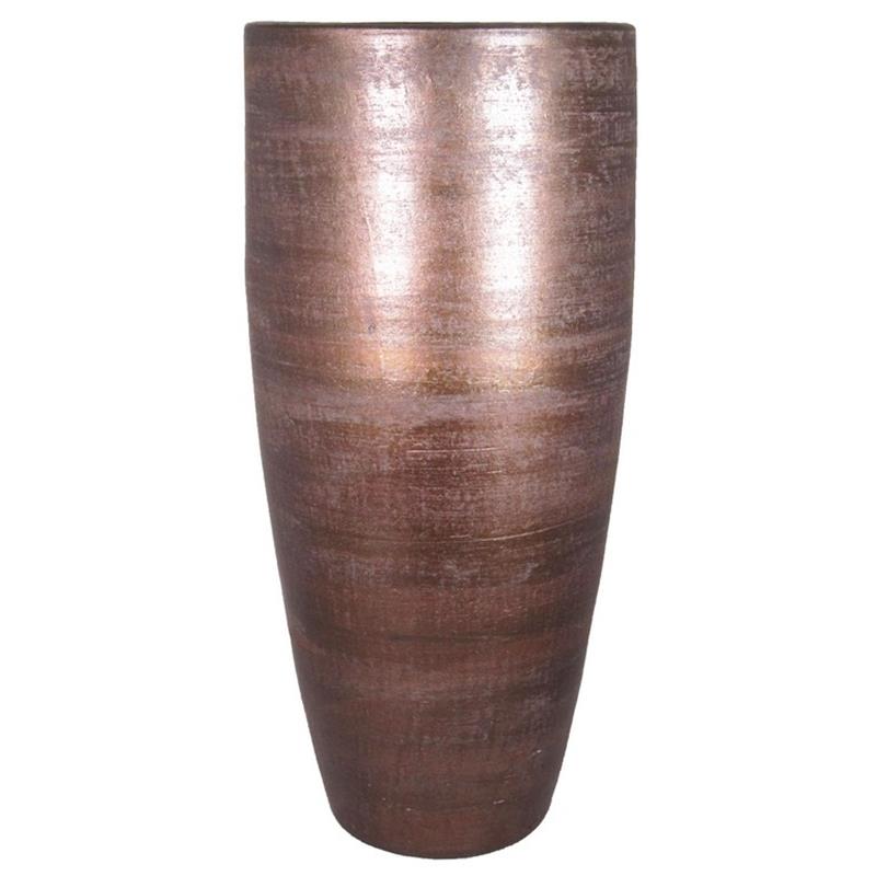 Vase Moura d32 h70cm copper