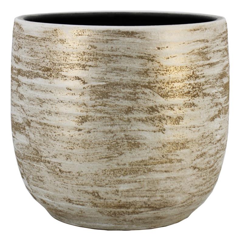 Pot Funchal d16 h14cm weiss