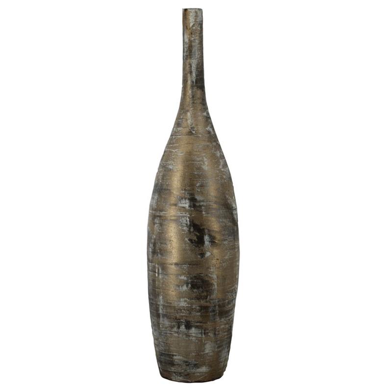 Deco flasche Funchal D6/29 H120Zm braun