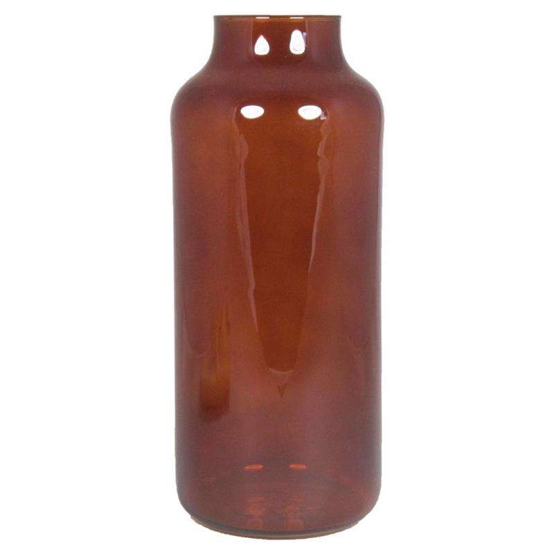 Vase Milan D8.5/15 H35Zm amber