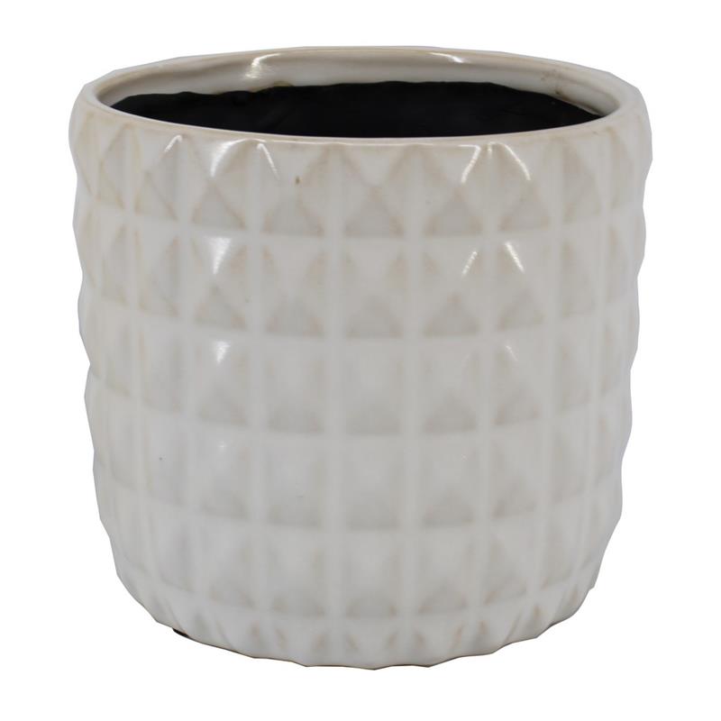 Pot Turijn d13.2 h12.5cm white es/12