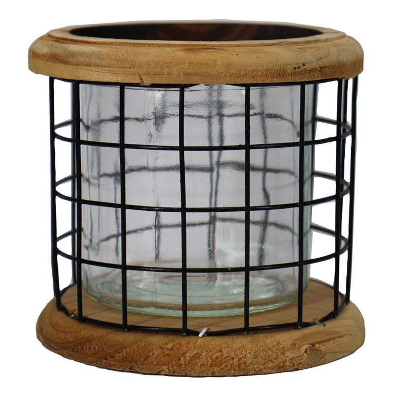 Gaas rekje rond 1 cilinder d11 h10cm