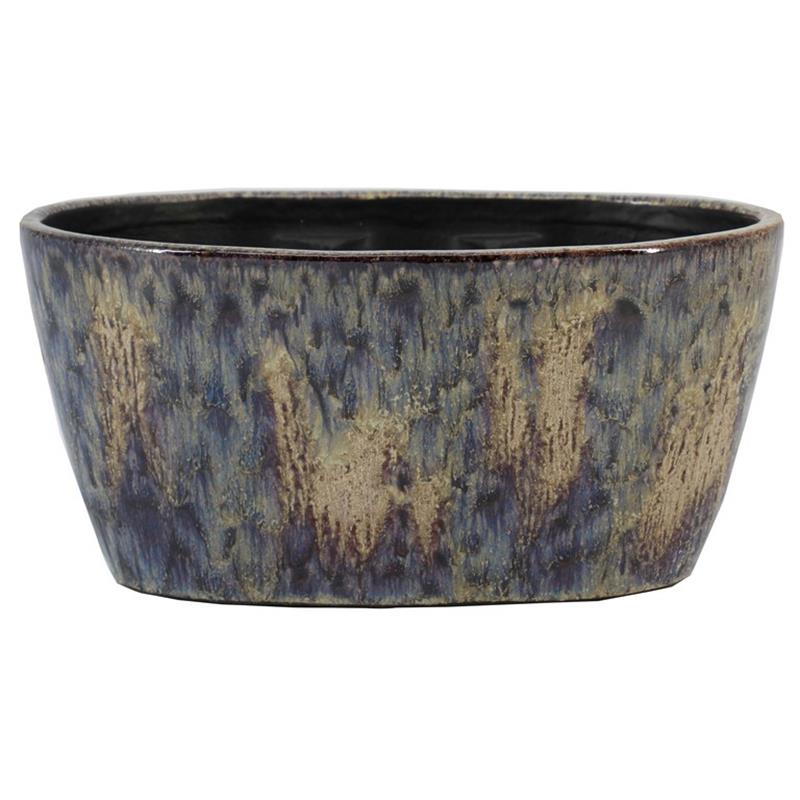 Pot Ortigo ovaal 32x15x15cm paars 2x es/12