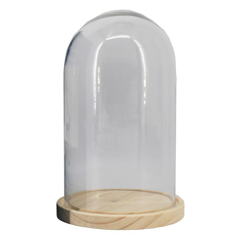 Cover on plateau wood d16.5 h27cm (showbox)