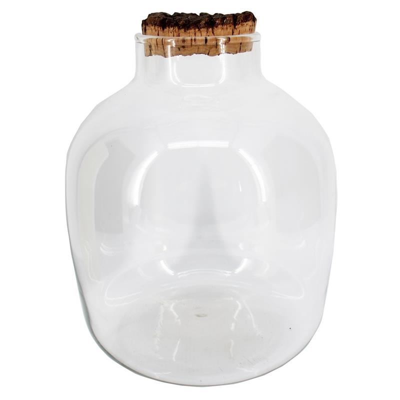 Glass Mensa d10/23 h28cm w/old cork