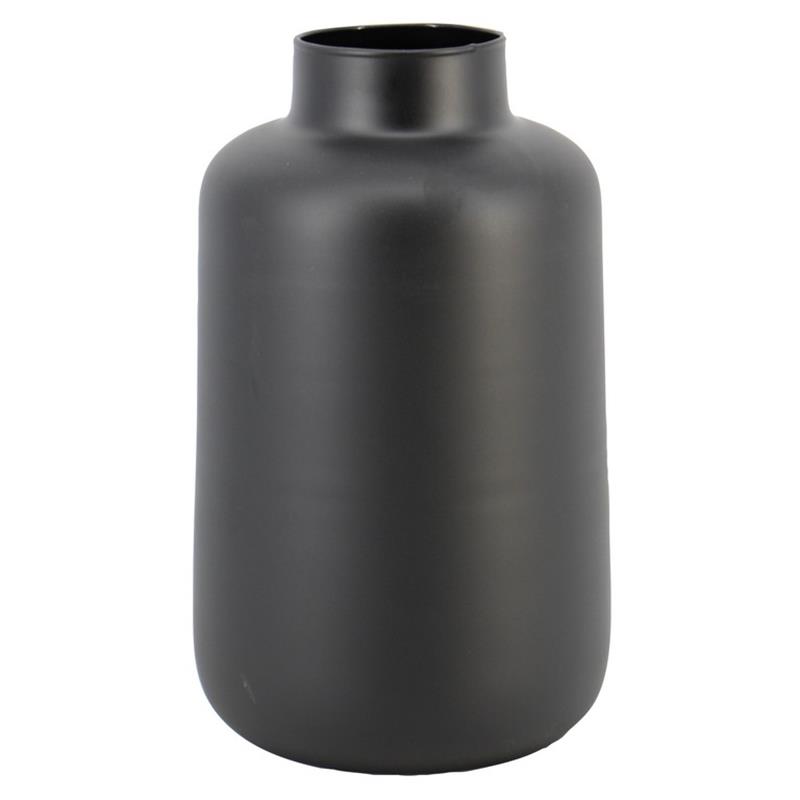 Glas Thea d9/20 h30cm zwart mat