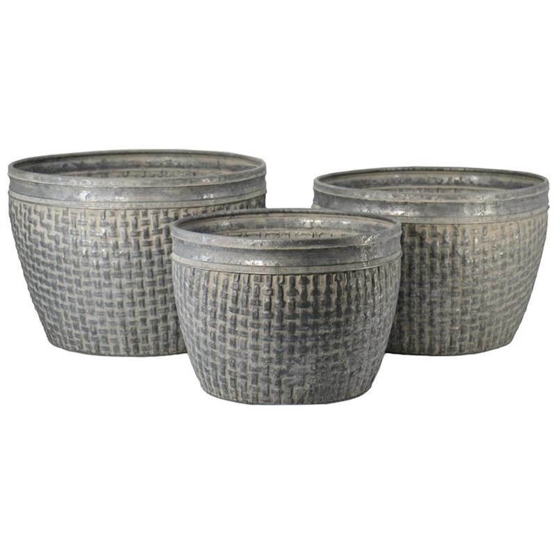 Macetero Waco zinc s/3