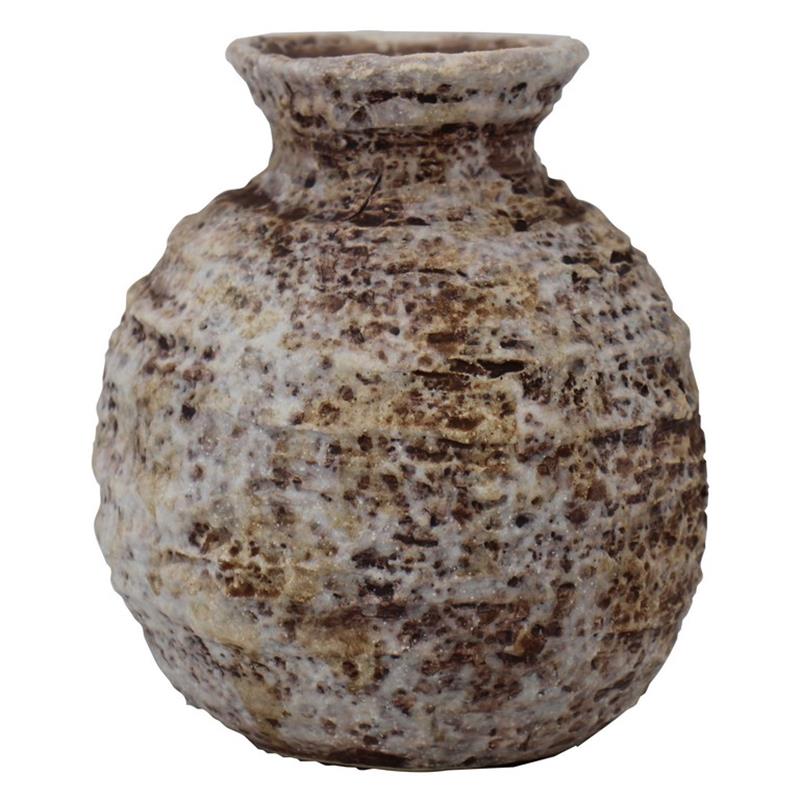 Vase Tampere d11.5 h13cm old white