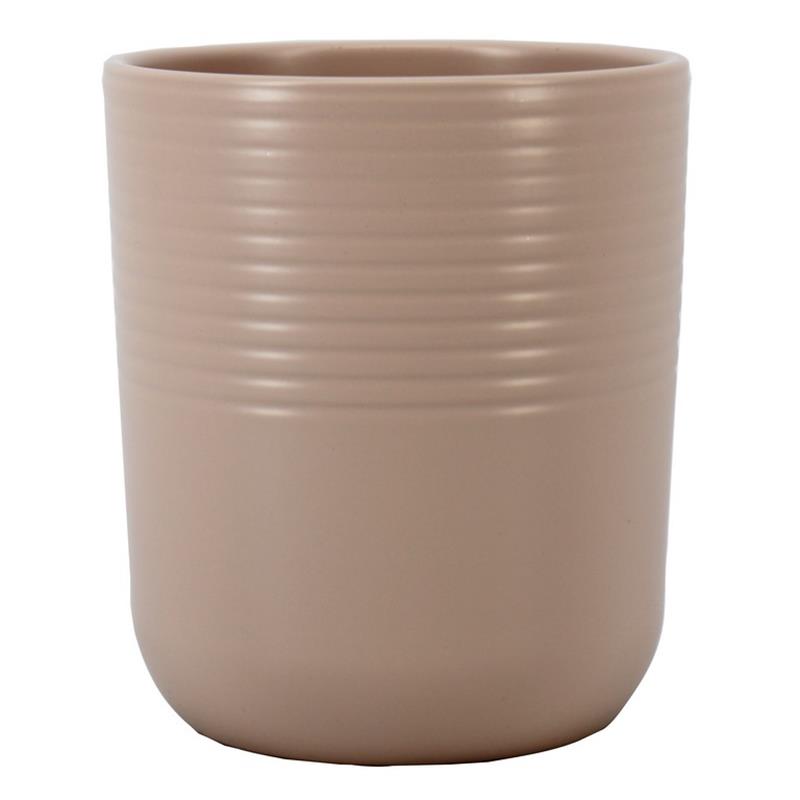 Vase Donny d13.5 h15.5cm ivoire mat es/12
