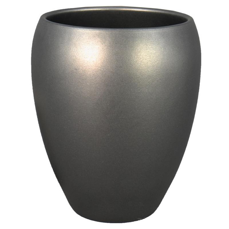 Vase Rian d16 h19cm antracite matte