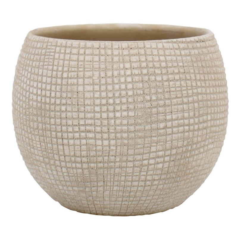 Pot Norge d13.5/16 h12.8cm brown es/12