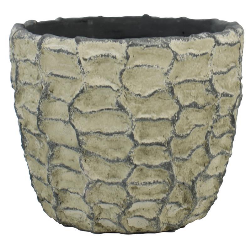 Pot Kansas d17.5 h14.5cm darkgrey es/15