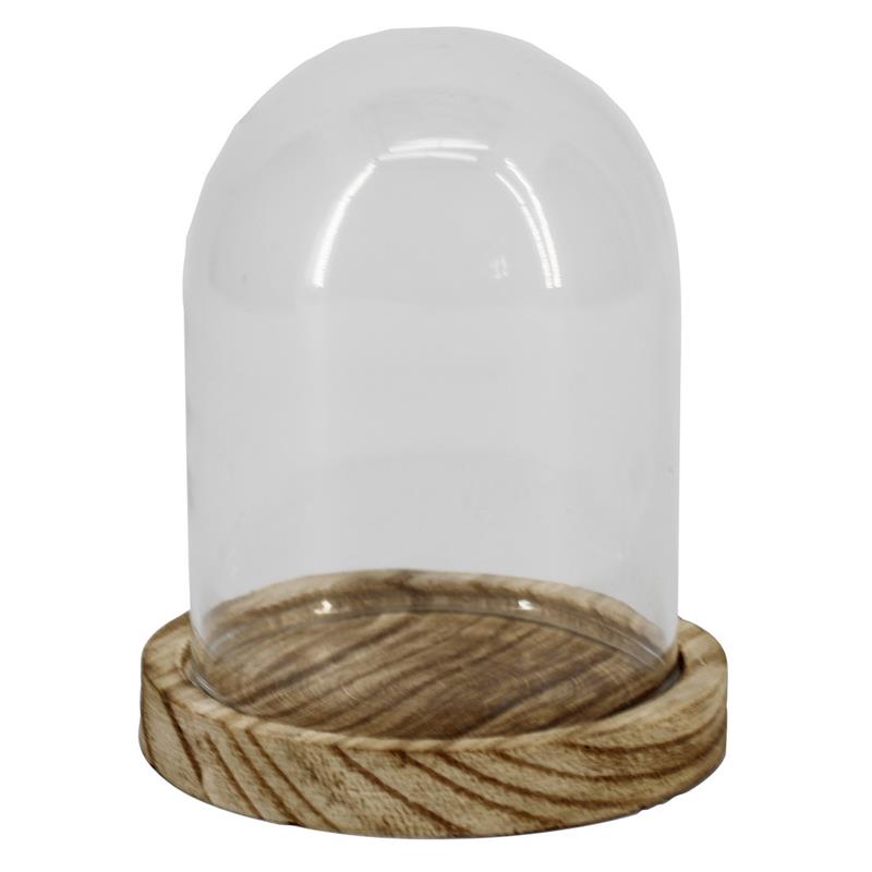 Cúpula en bandeja madera d6 a8cm