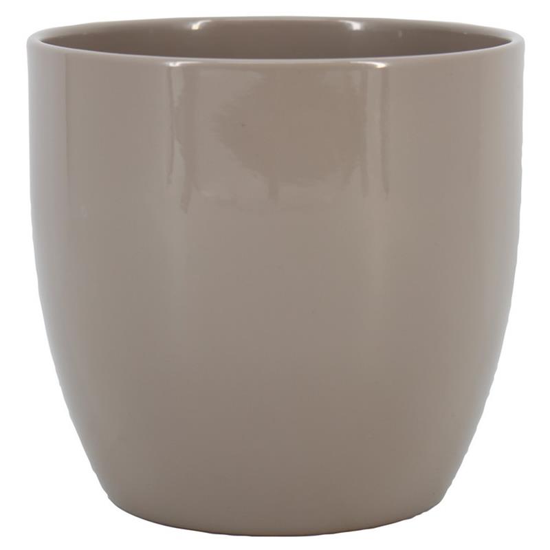 Pot Basel d19 h18cm gris beige es/17