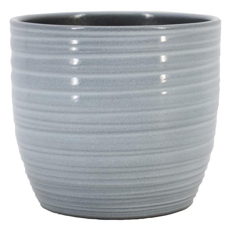 Macetero Bergamo d13 a12cm gris es/12