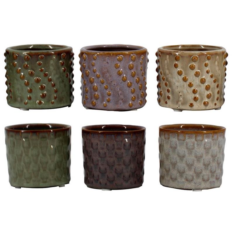 Pot Havana d7.2 h6.3cm 6ass es/6