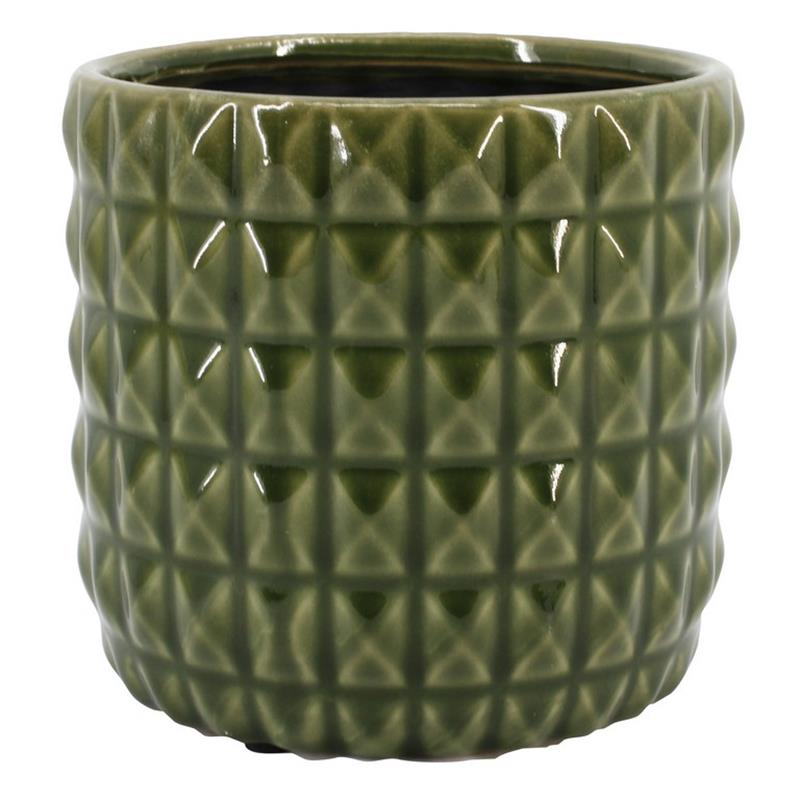 Pot Turijn d13.2 h12.5cm green es/12