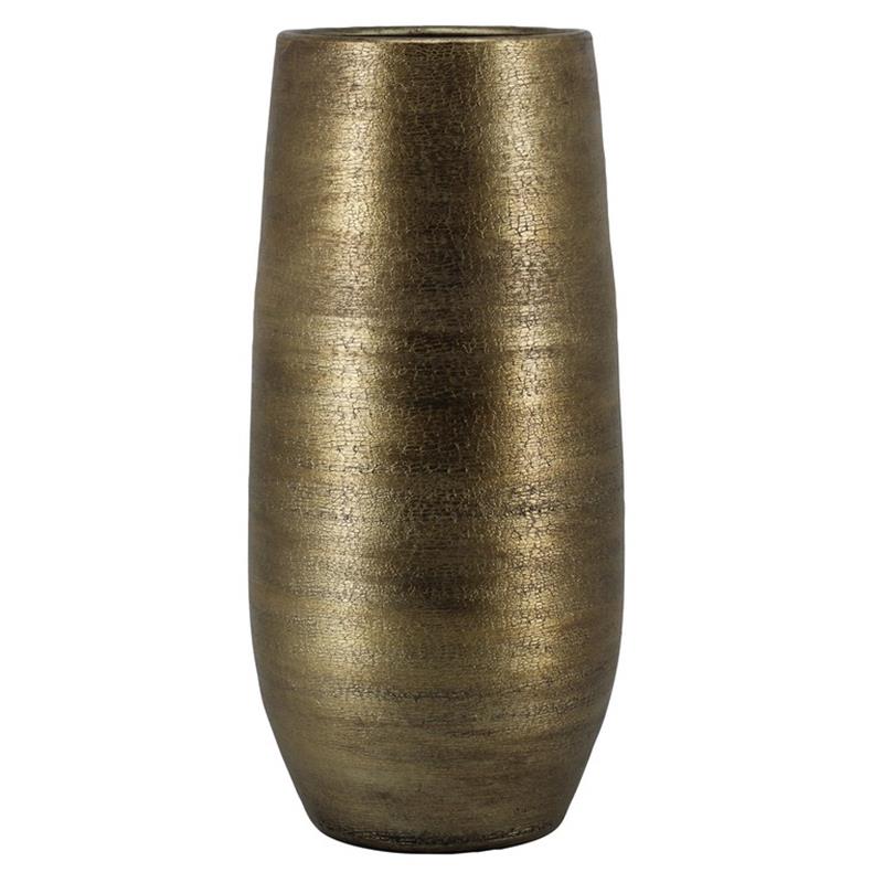 Vase Matira d32 h70cm industrial gold