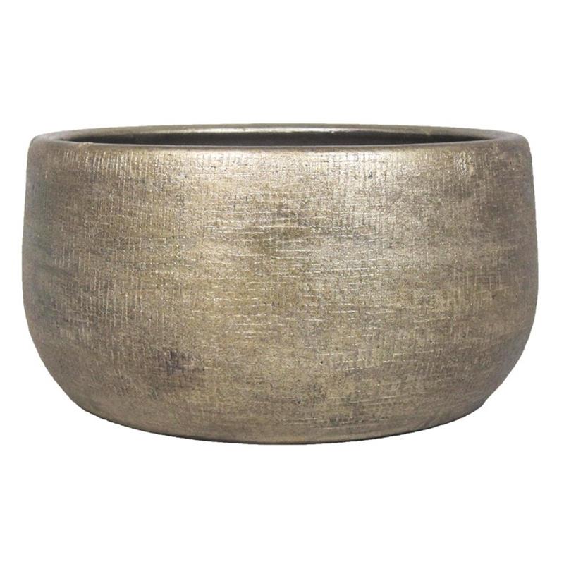 Bowl Mira d29 h14cm industrial gold