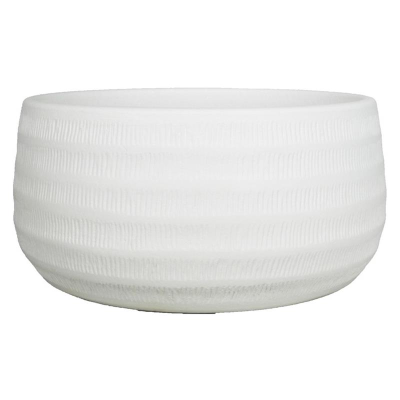 Bowl Lena d29 h14cm white matte