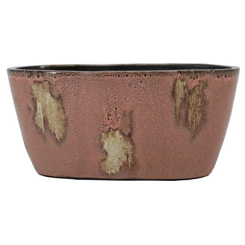 Topf Ortigo oval 32x15x15Zm rosa 2x es/12