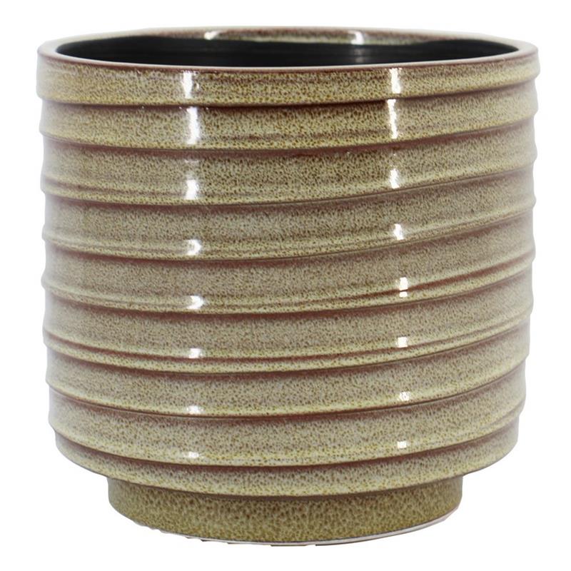 Pot Gliss d29 h25cm stone