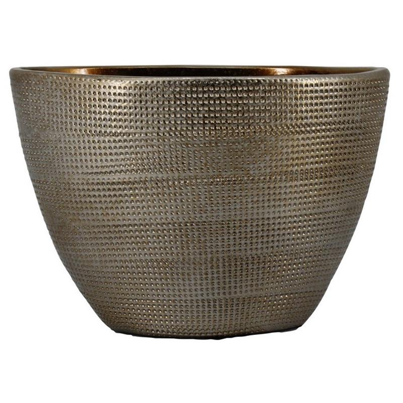 Pot Dali oval 32x16x23cm gold