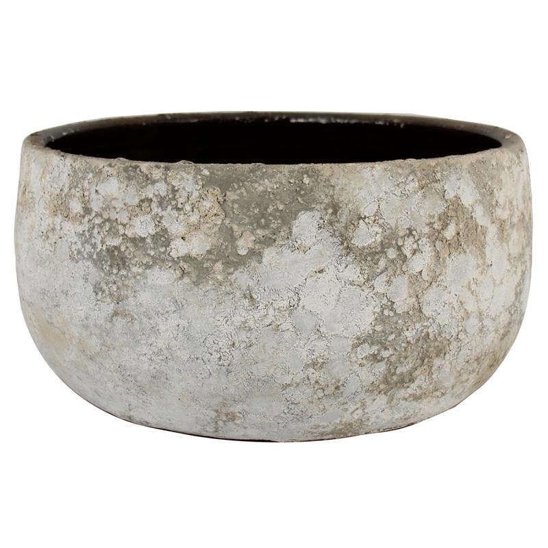 Bowl sines d25/29 h14cm antique white