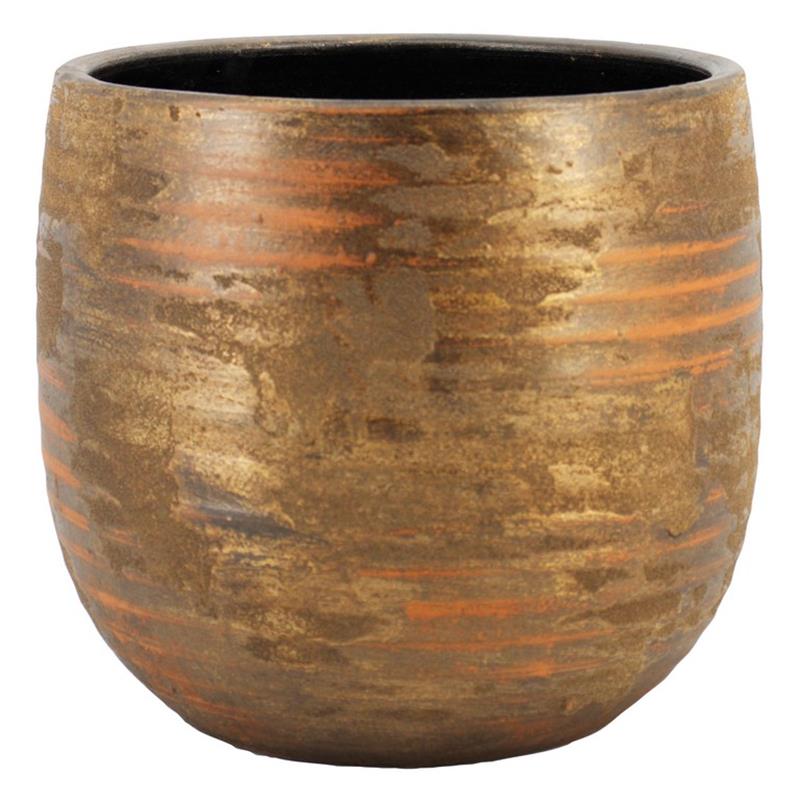 Pot Funchal d39 h36cm gold