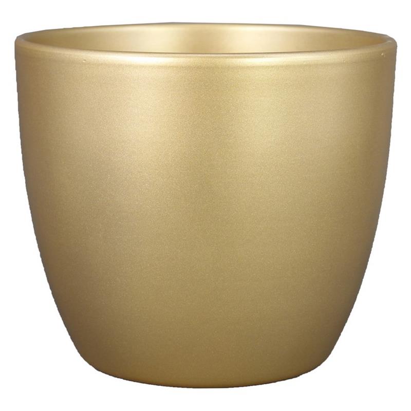 Pot Boule d8.5 h6.5cm pearl gold es/7
