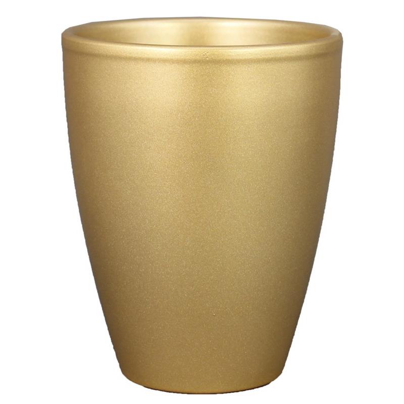 Vase Boule d13.5 h17cm pearlgold es/12