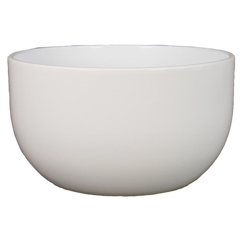 Bowl Boule d26 h14cm white 3xes/12