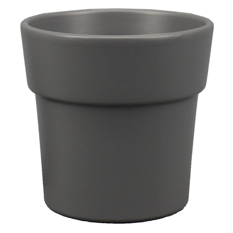 Pot Boule d13.5 h12.5cm étain mat es/12