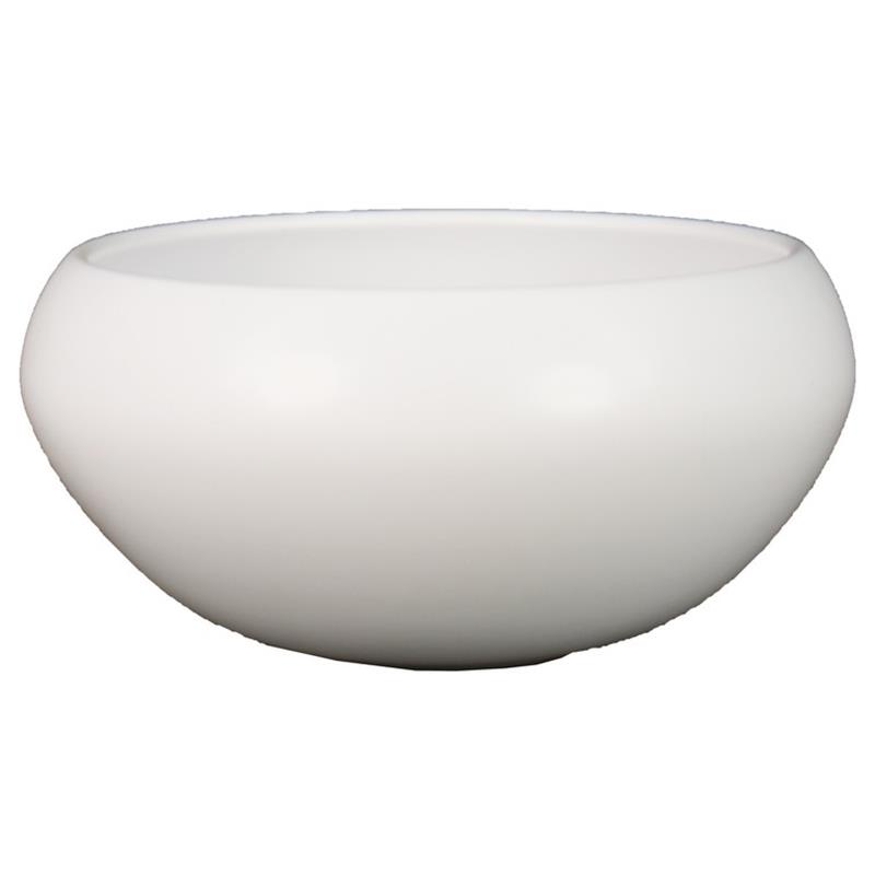 Bowl Rian d30 h13cm white matte