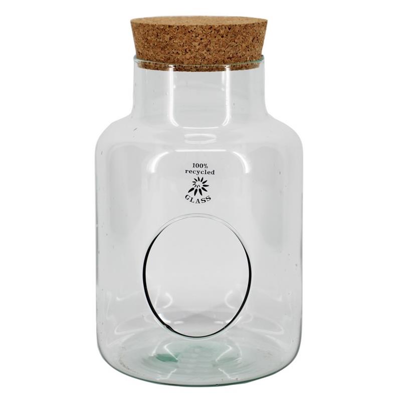 Bouteille décorative Pitt m/trou d10.5/17 h25cm m/bouchon