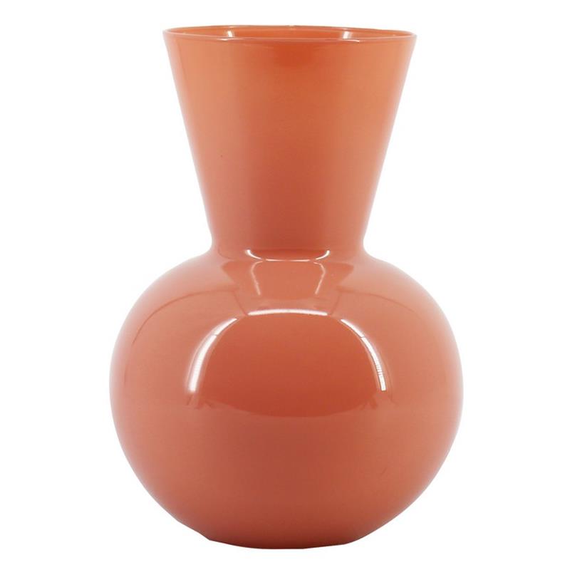 Florero Elly d15/21 a30cm rosa viejo