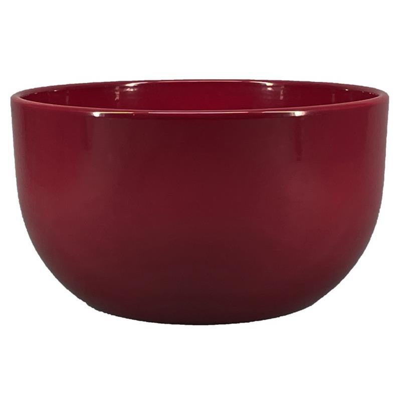 Vase Boule d26 h14cm rouge vin 3x es/12