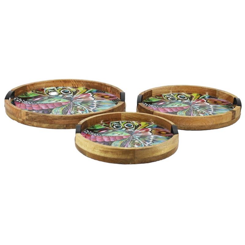 Tray Perugia wood © Jet Home set/3