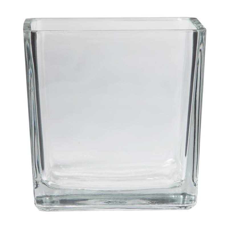 Glass square 14x14x14cm