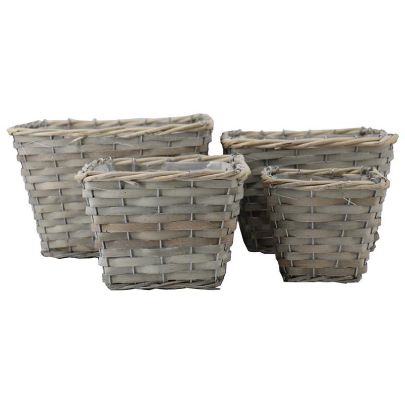 Mand Riet vierkant s/4