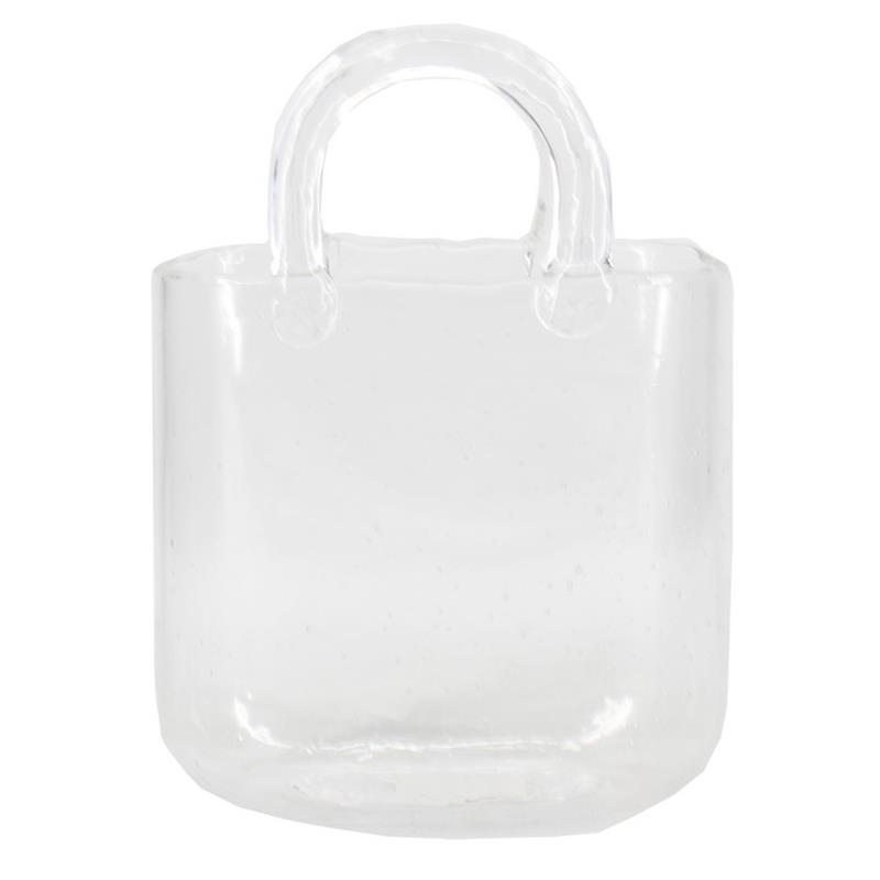 Glass Bag d19.5x11 h28.5cm
