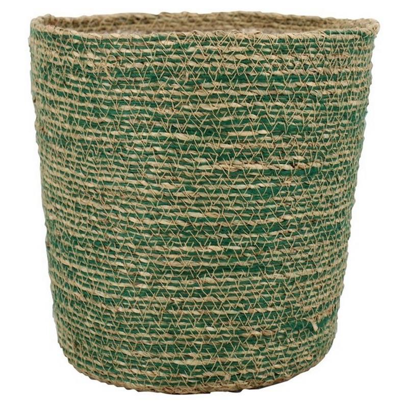 Cesta natural verde d19 a19cm es/17