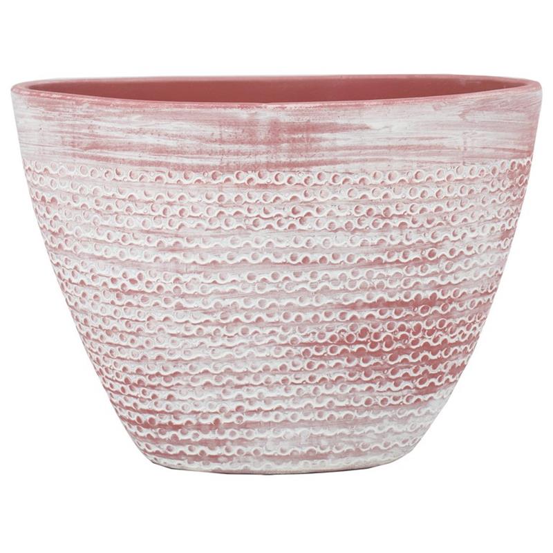 Macetero Horta ovalo 39x18x28cm rosa