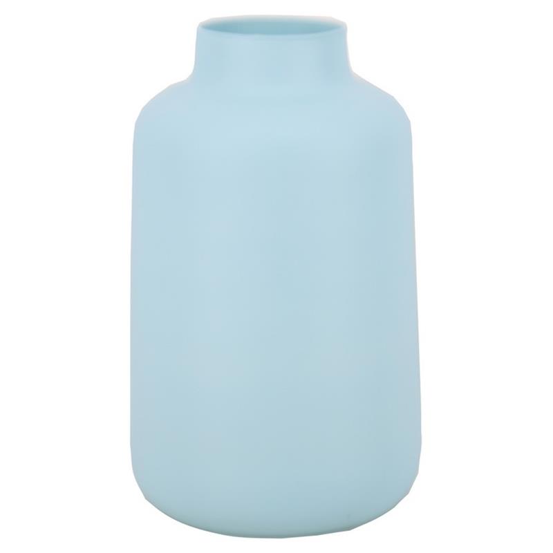 Glass Thea d9/20 h30cm blue matte