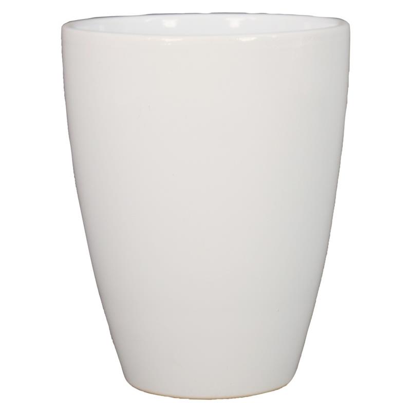 Vase Boule d13.5 h17cm blanc es/12