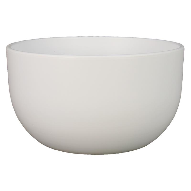 Coupe Boule d26 h14cm blanc mat 3xes/12